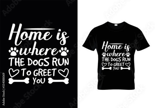 Dogs typography t-shirt design vector, dog lover quotes t-shirt design.