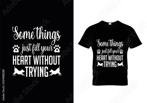 The best therapist has fur and four legs t shirt design. Dog retro t-shirt design for dog lovers. Animal lover t-shirt design