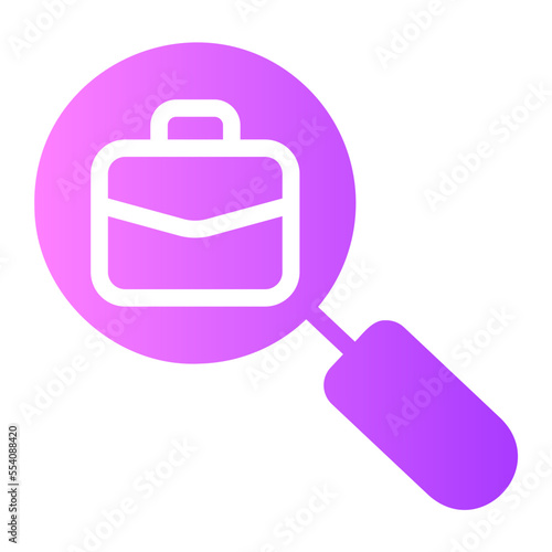 job seeking gradient icon