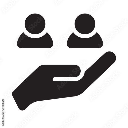 human resources glyph icon