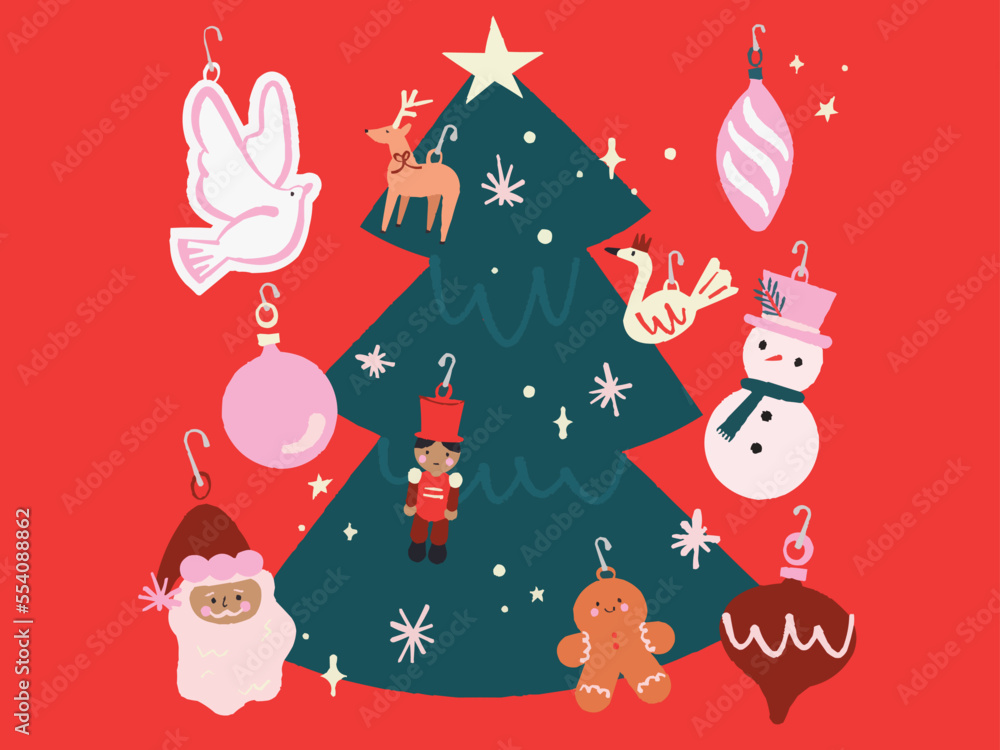 Funny Santa Claus Merry Christmas Tree Bear illustration Line art Happy New Year Celebration Snowman Cute Cat Holidays Background Santa Gift Postcard Website illustration Funny Santa Claus Merry Christmas Tree Bear illustration Line art Happy New Year Celebration Snowman Cute Cat Holidays Background Santa Gift Postcard Website illustration