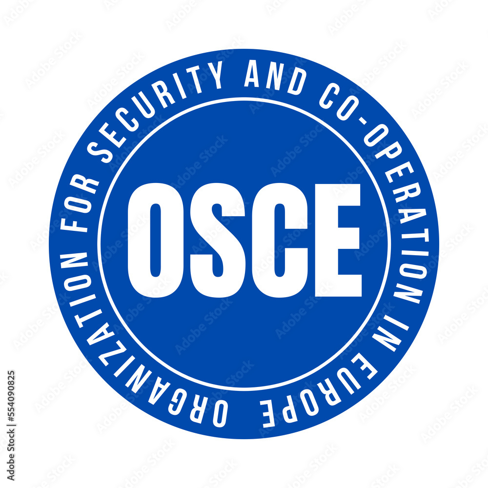 OSCE organization for security and co-operation in Europe symbol icon
