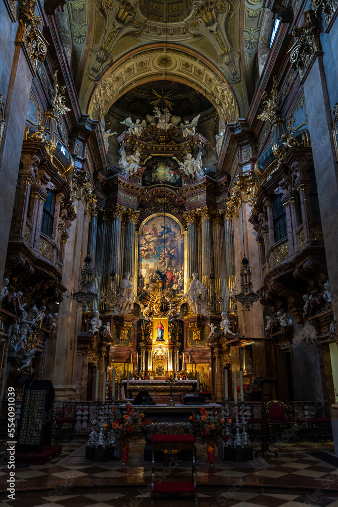 Peterskirche or St. Peter Church in Vienna, Austria