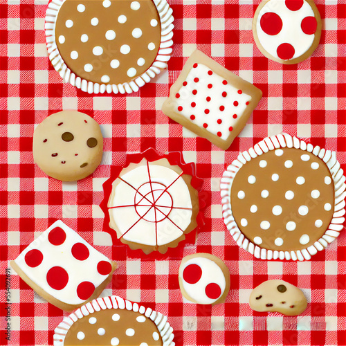 Cute cookies assortment in ...