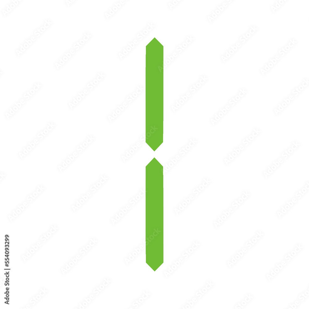 Simple illustration of digital letter or symbol Electronic figure of letter I Simple illustration of digital letter or symbol Electronic figure of letter I