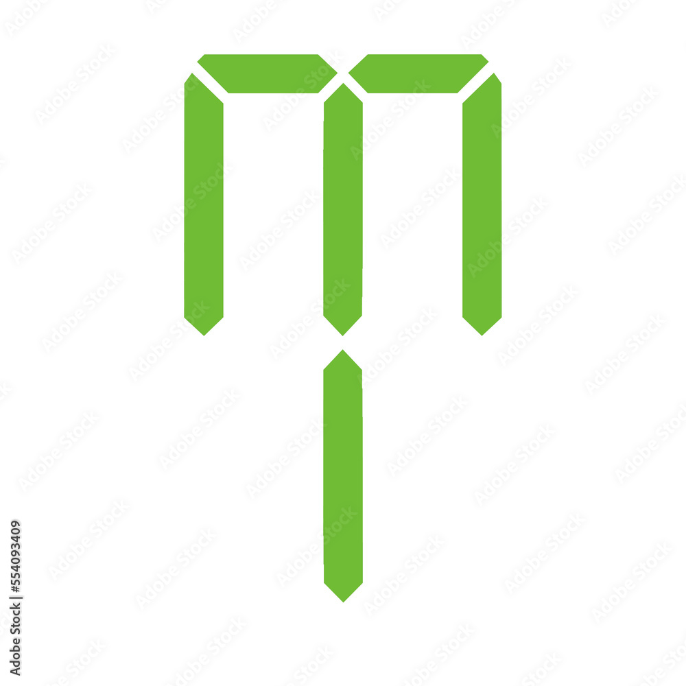 Simple illustration of digital letter or symbol Electronic figure of letter T Simple illustration of digital letter or symbol Electronic figure of letter T