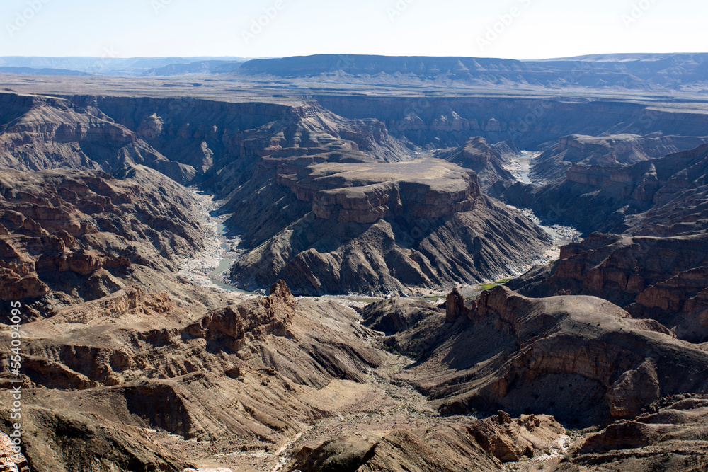 Wide picture of fishriver canyon