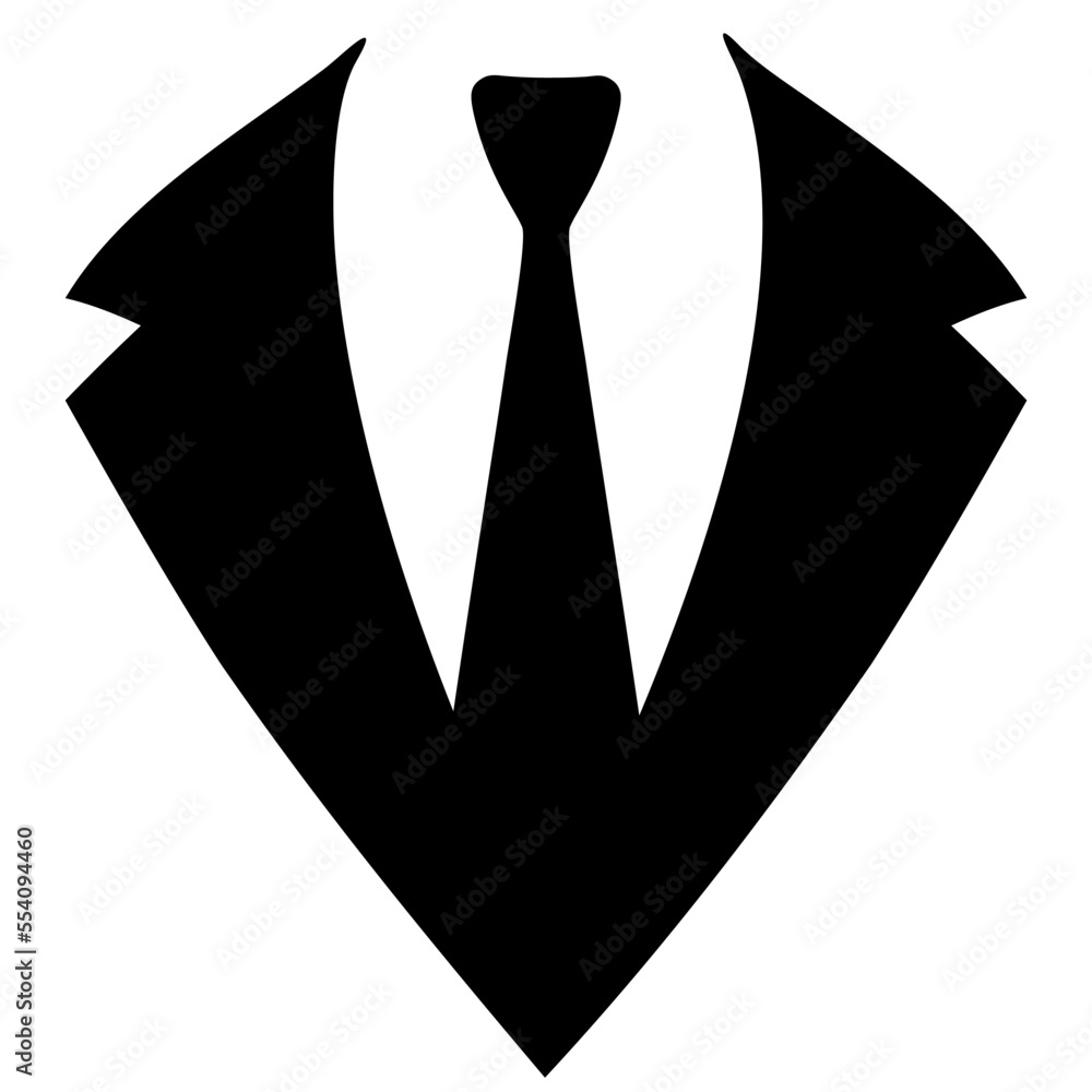 Tuxedo, Tuxedo Black Silhouette, Suit Tie Vector File, Shapes Clipart ...