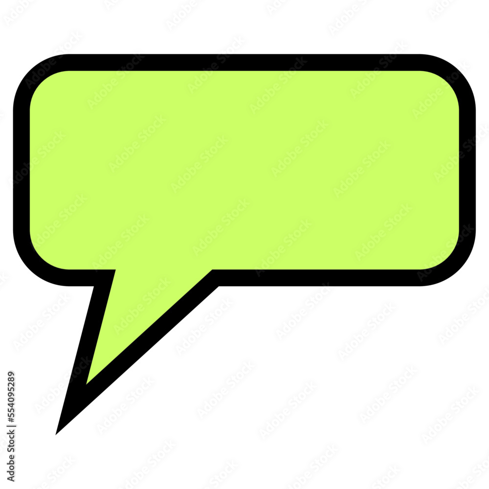 Naklejka premium Speech Bubble EPS Vector