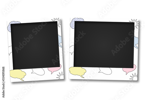 photo frames, blank photo frames, blank photo frame, polaroid set