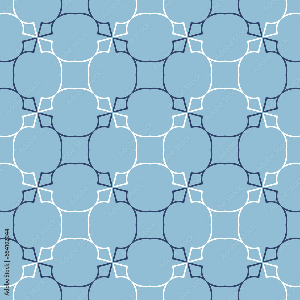 Naklejka premium Seamless pattern with geometric shapes.