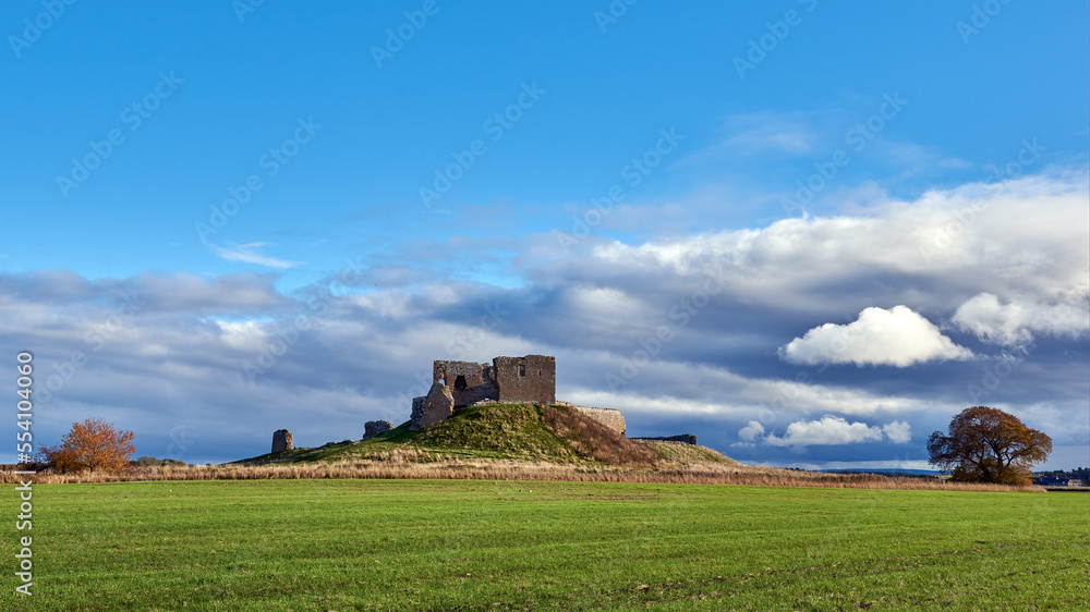 Historic Duffus Castle, Moray landscape Historic Duffus Castle, Moray landscape