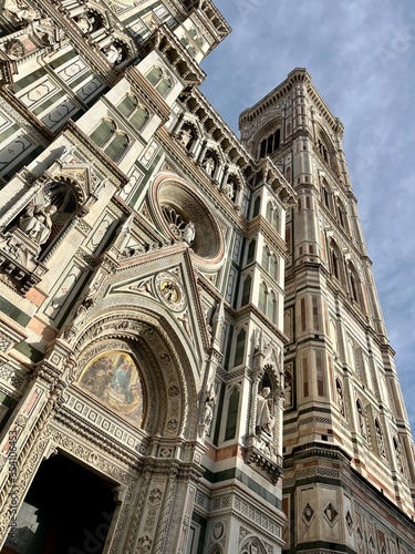 Facade of Santa Maria del Fiore, Duomo of Florence, Italy