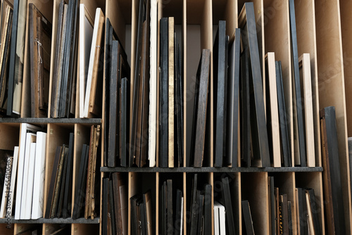 paintings archive of an art gallery