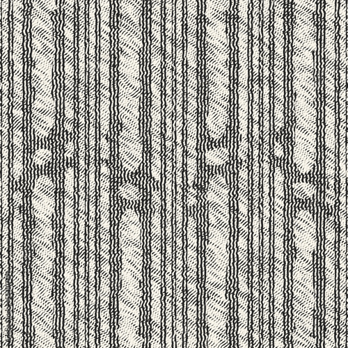 Monochrome Glitch Effect Textured Striped Pattern