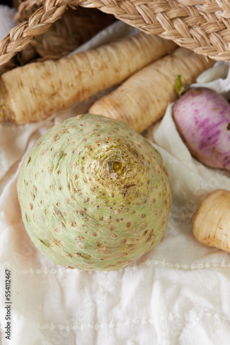 Celeriac and other root vegetable