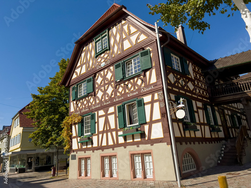 A historic half-timbered house in Oberkirch. photo
