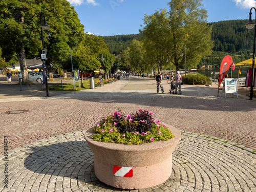 A pedestrian zone in Titisee-Neustadt. photo