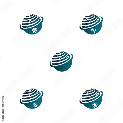Globe Tech Medical Logo Design