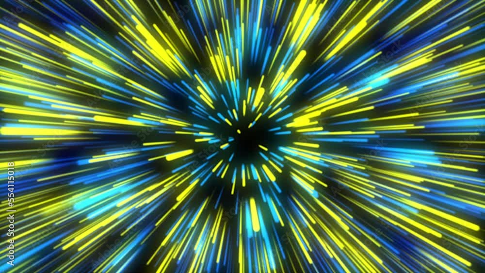 Space flying trough neon lines colored Ukrainian Yellow and Blue Flag. Support Ukraine concept Space flying trough neon lines colored Ukrainian Yellow and Blue Flag. Support Ukraine concept