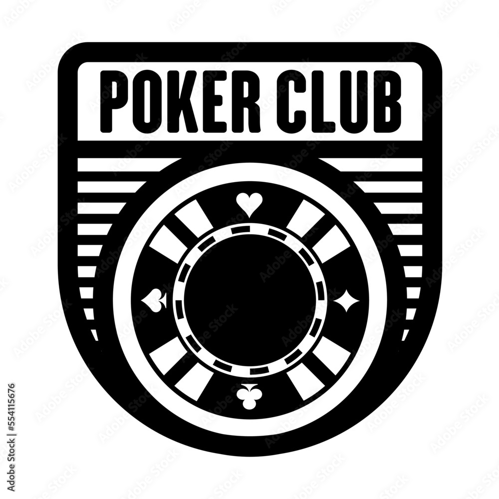 Casino poker chip icon logo template vector art image illustration car sticker, decal, t-shirt design. Casino poker chip icon logo template vector art image illustration car sticker, decal, t-shirt design.