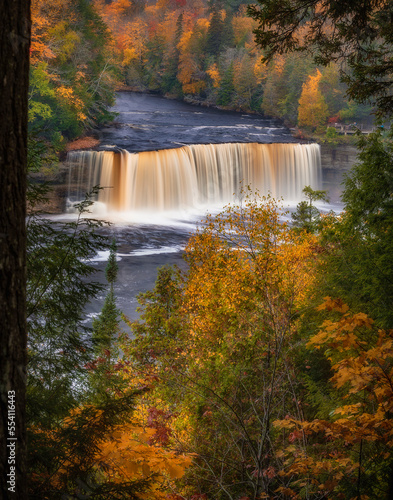 Tahquamenon Falls Michigan in peak fall color © Matt