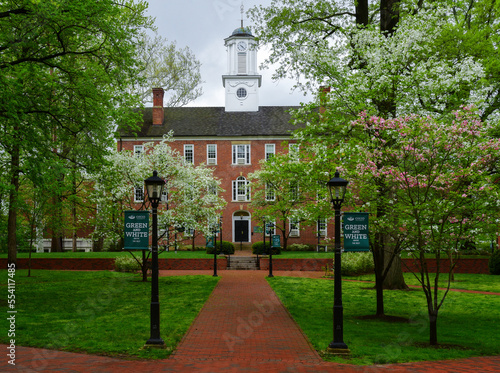 Ohio University in the spring