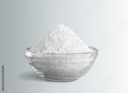 Abstract white powder