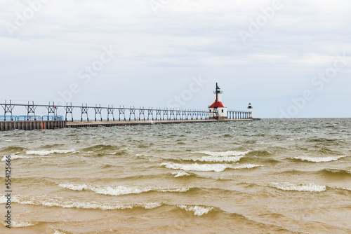 St. Joseph North Pier Lighthouse and St. Joseph North Pierhead Outer Lighthouse photo