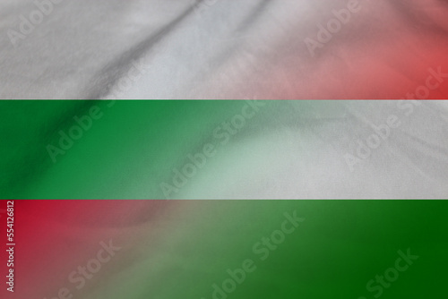 Bulgaria and Hungary government flag transborder contract HUN BGR