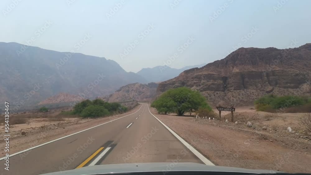 Scenic National Route 68 Cafayate - Salta. Argentina Scenic National Route 68 Cafayate - Salta. Argentina