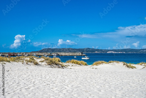 Fototapeta Naklejka Na Ścianę i Meble -  Landscape at the Beach of Laxe, Praia de Laxe also Playa De Laxe, Spain Galicia Costa da Morte