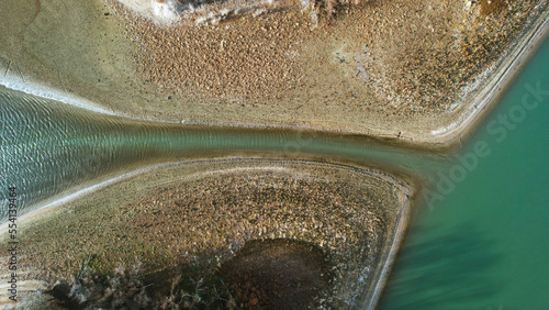 Fotografija Drone Photo of Tributary