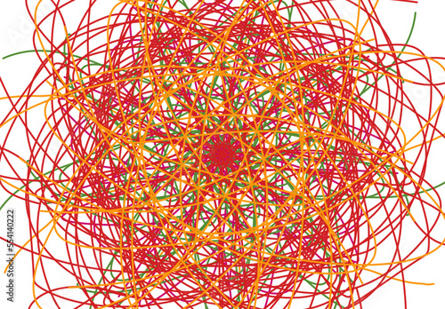 red and yellow spiral