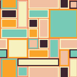 Retro vintage Checkered pattern. Retro geometrical seamless background. Vector illustration