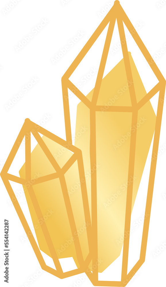citrine crystal icon citrine crystal icon