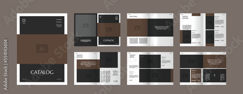 modern a4 product catalog design template