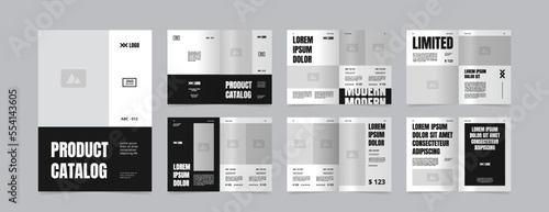 modern a4 product catalog design template