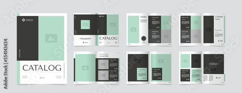 modern a4 product catalog design template