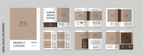 modern a4 product catalog design template