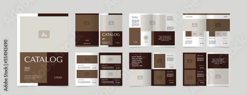 modern a4 product catalog design template