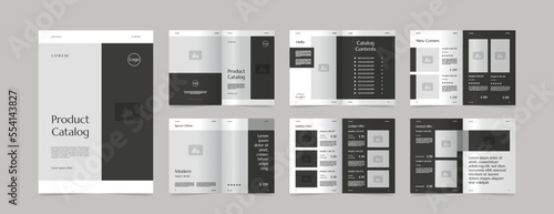modern a4 product catalog design template