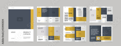 modern a4 product catalog design template