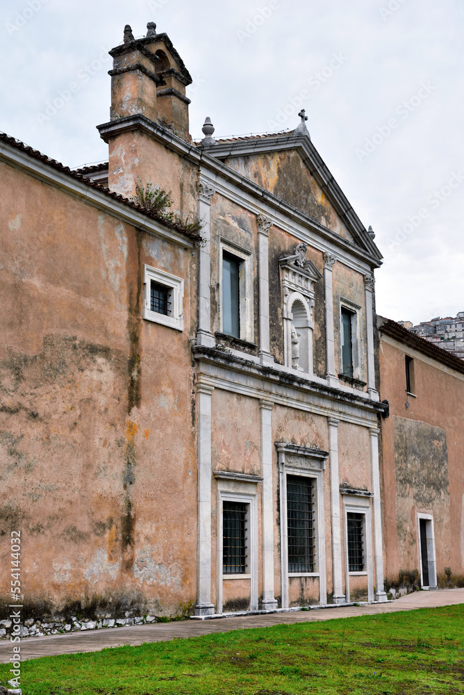External entrance of Certosa Padula or San Lorenzo Italy