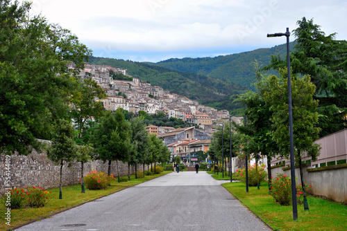 the village of padula province of salerno italy