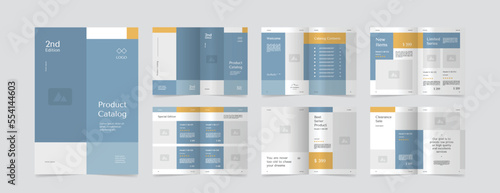 modern a4 product catalog design template