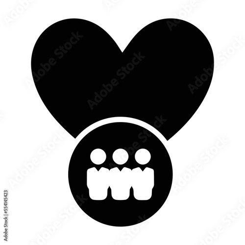 Charity, crowdfunding, fundraising icon