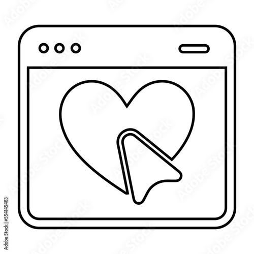 Charity, dating, donation icon