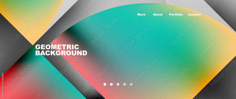 Circles and round elements abstract background design for wallpaper