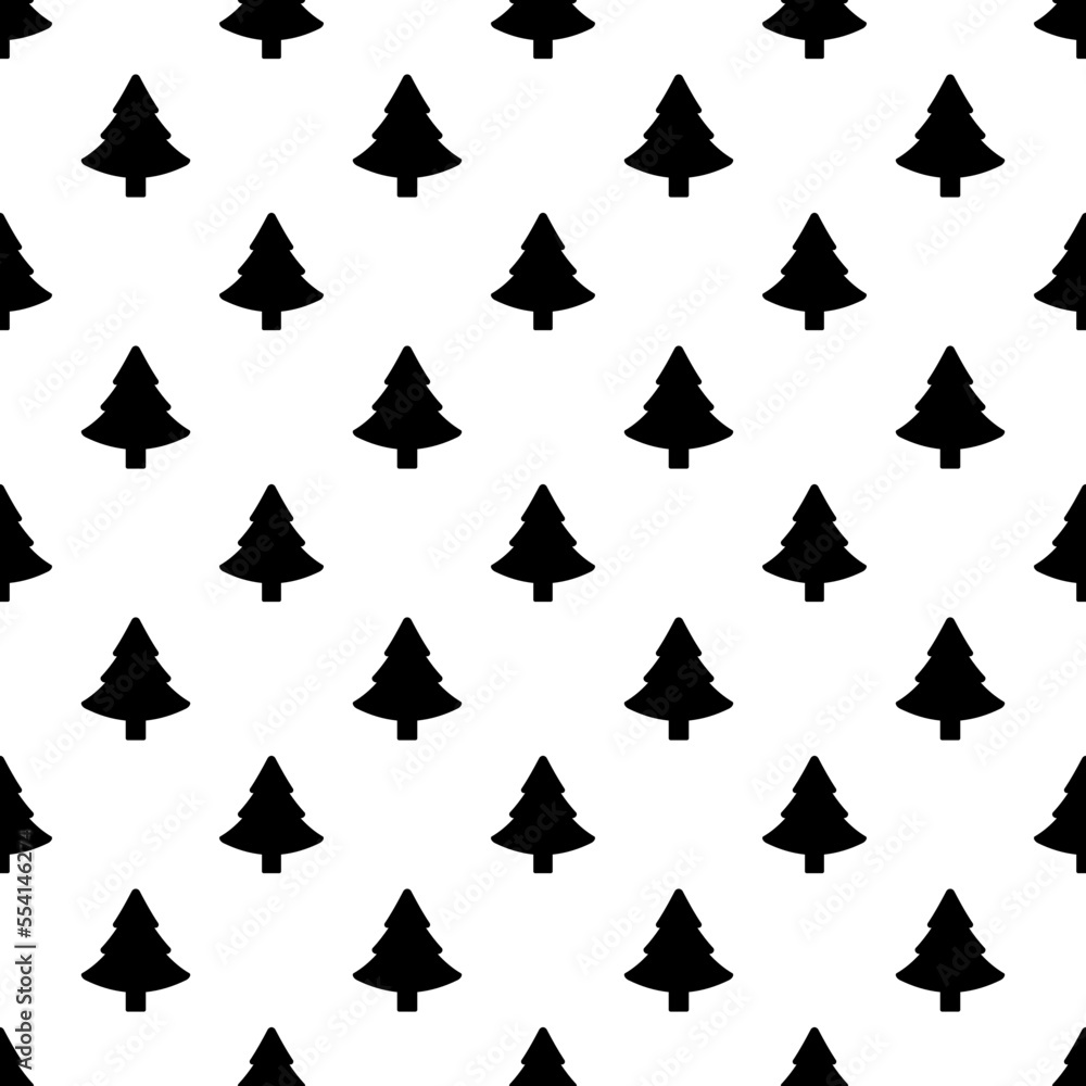 Obraz premium christmas tree pattern for web and printable also background
